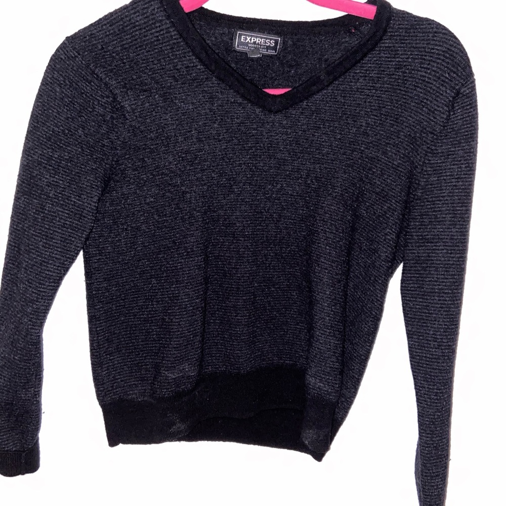 Gray sweater